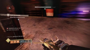 Destiny 2 Grasp of Avarice - practicing a Solo 1 phase Ogre kill (failed attempt)