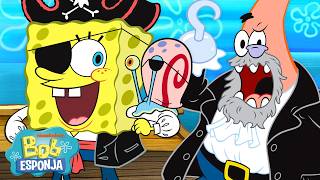 Bob Esponja  60 Minutos Das Melhores Aventuras Piratas Do Bob Esponja   Portugus