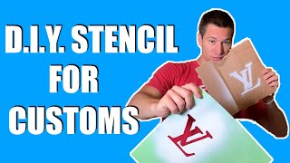 HOW TO MAKE A STENCIL (EASIEST+CHEAPEST WAY)