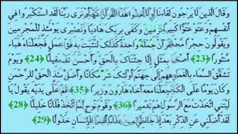 القارئ عبدالله عواد الجهني سورة الفرقان