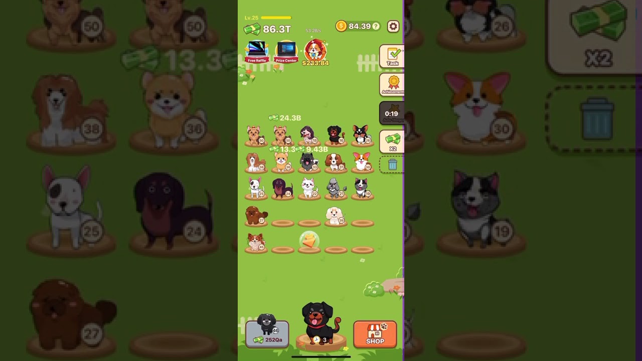 Puppy Town lvl 50 puppies