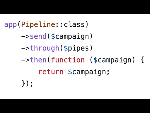 Laravel Pipeline or Pipes: Multiple Actions on Object