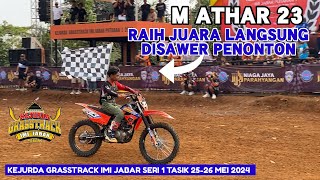 Raih Juara M Athar 23 Disawer Penonton Kejurda Grasstrack Jabar