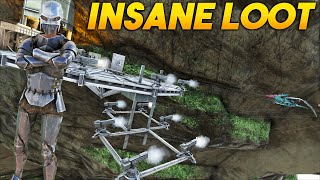 SOLO Raiding A Insane Hidden Location For Huge Loot - ARK