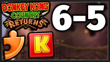 Donkey Kong Country Returns 6-5 KONG-LETTERS AND PUZZLE PIECES