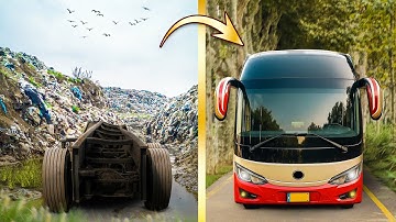 Handmade Passenger Sleeper Bus Manufacturing Process | Pakistani Workshop Tour