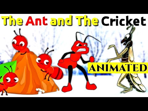 The Ant And The Cricket Class 8 | class 8 english poem 1 | हिंदी मे | Animated Poem