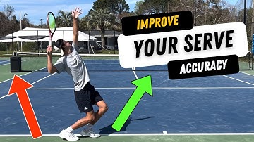 Use this drill to improve your serve accuracy IMMEDIATELY #tennis