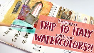 PAINTING ITALY?! ~ Watercolor Coloring Book + GIVEAWAY! (CLOSED)