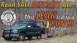 Fixing My Trusty Old Pickup Truck ~ It Sprung a Leak & a Few OTHER Things!