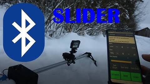 DIY Motorized Bluetooth Camera Slider