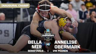 Bella Mir vs. Annelise Obermark: 2026 NCAA women's wrestling semifinals (145 pounds)