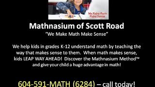 Get Help With Math Surrey BC - Mathnasium Of Scott Road - 604-591-6284