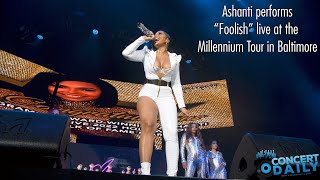 Ashanti performs "Foolish" live; Baltimore Millennium Tour 2021