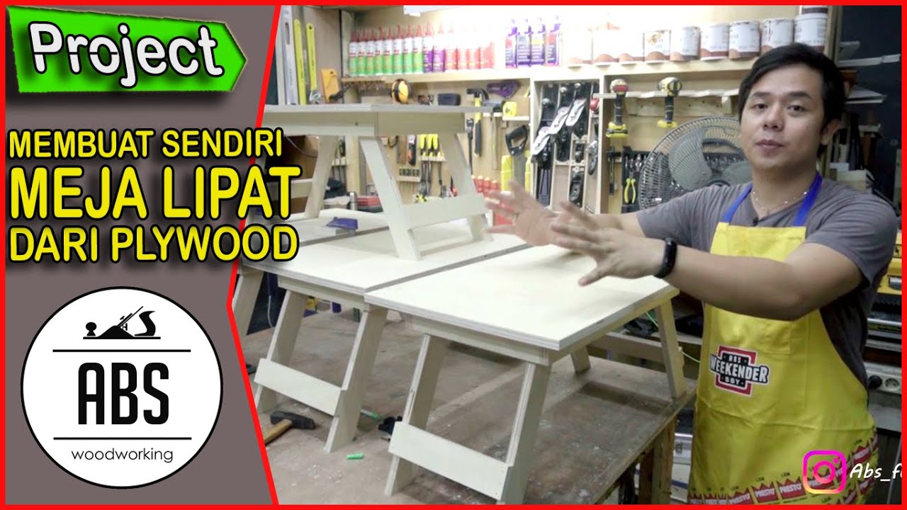 Membuat Meja Lipat Anak Dari Plywood 15mm YouTube