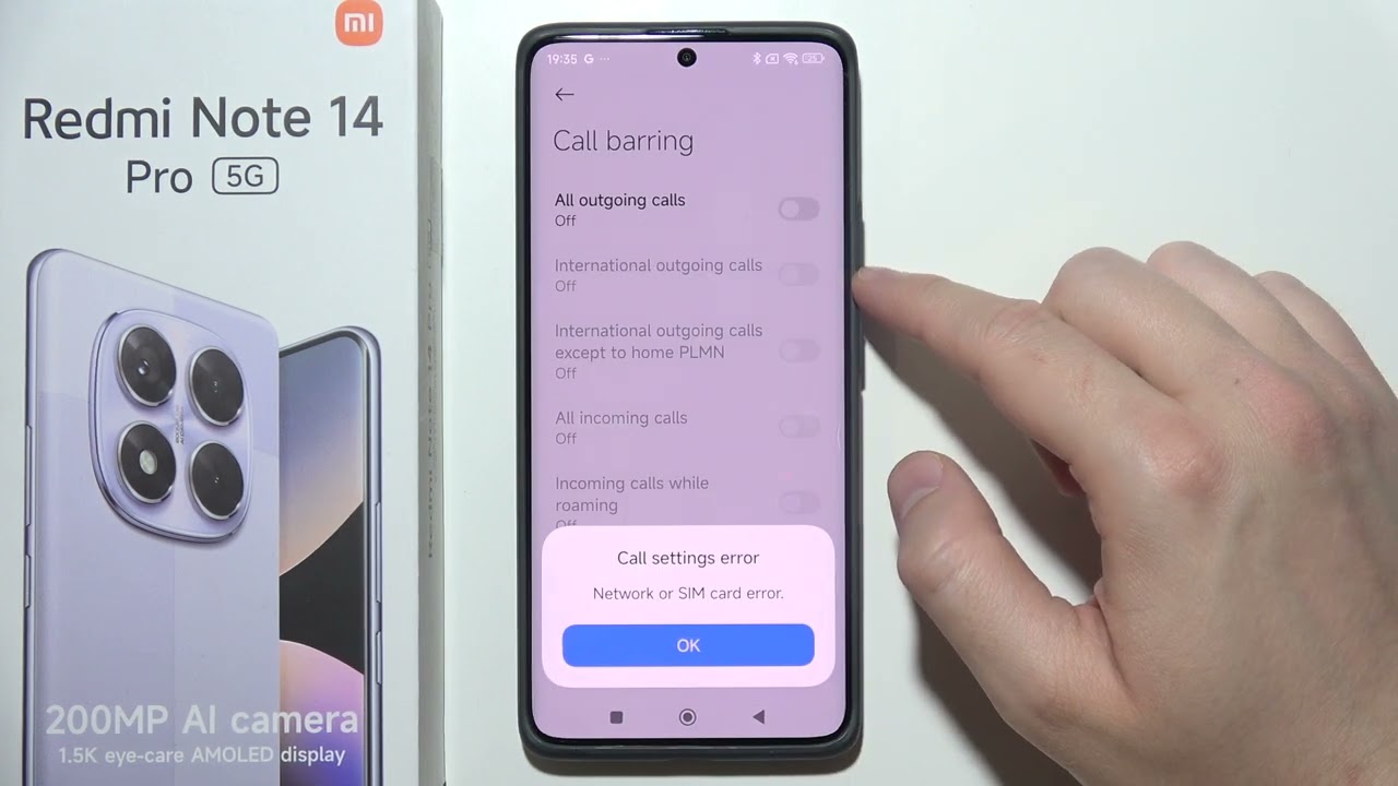 Redmi Note 14 Pro: как включить/выключить запрет вызовов