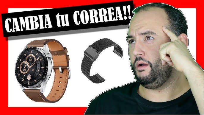 Correa de acero inoxidable para reloj inteligente, pulsera de