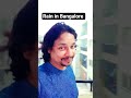 Bangalore Rain Hits Different 🌧️😍.. #youtubeshorts First Rain + Bangalore Traffic = Real Emotions 😂☔