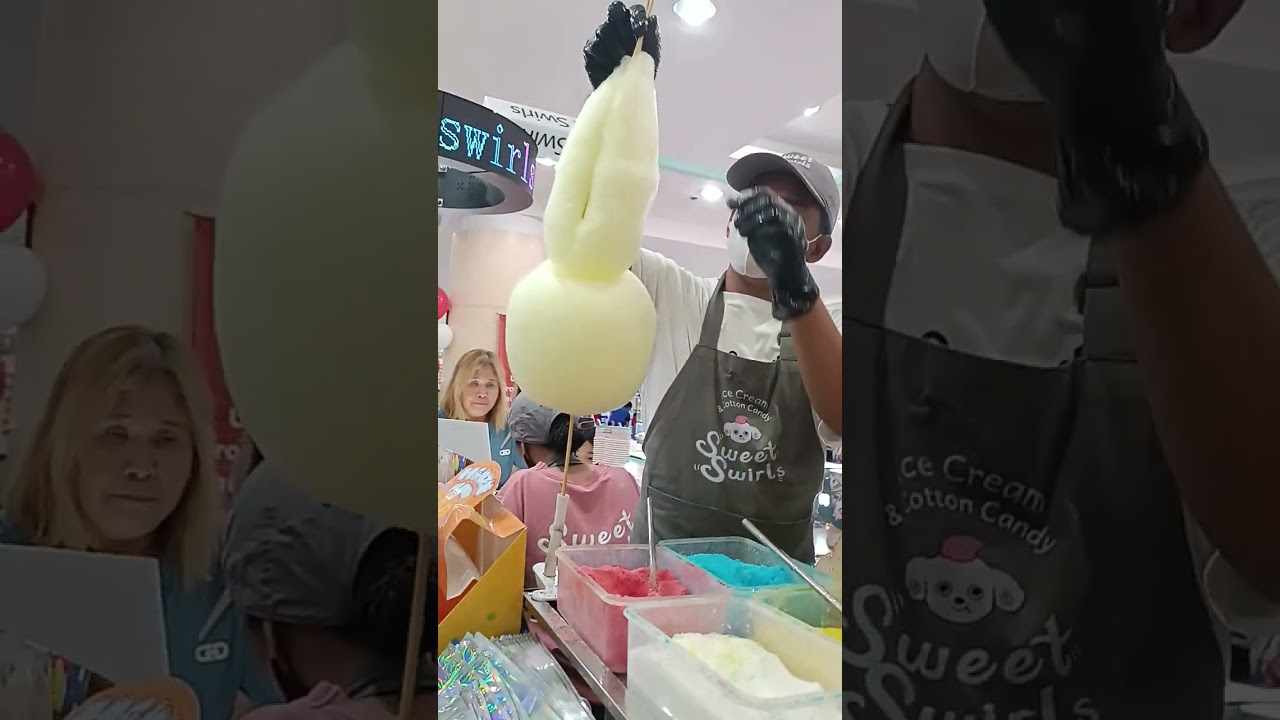 Pickachu cotton candy