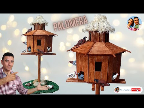 ?Cómo Hacer PALOMERAS y PALOMAS Para Belenes, Pesebres, Tutorial con Arte en Tus Manos