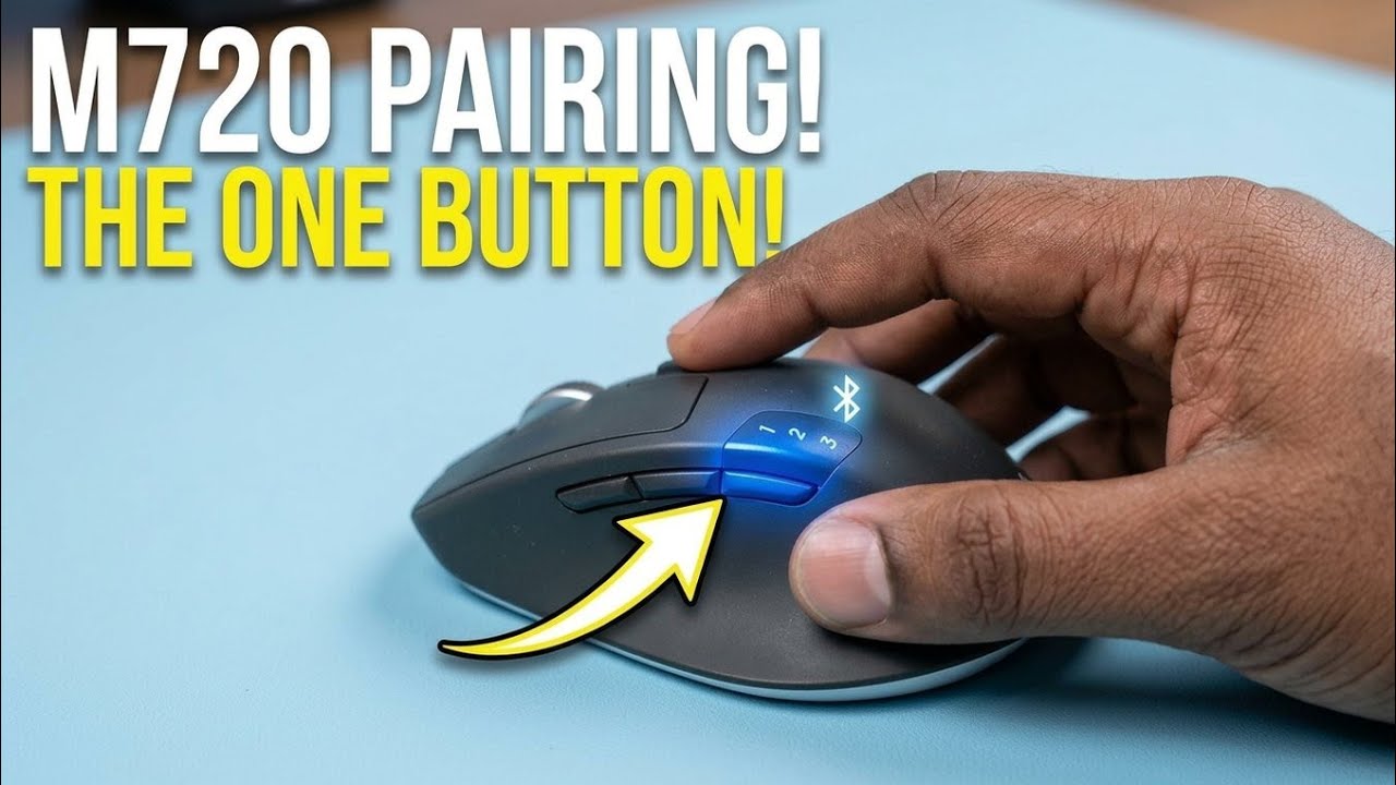 How to Put Logitech M720 Mouse in Pairing Mode - YouTube