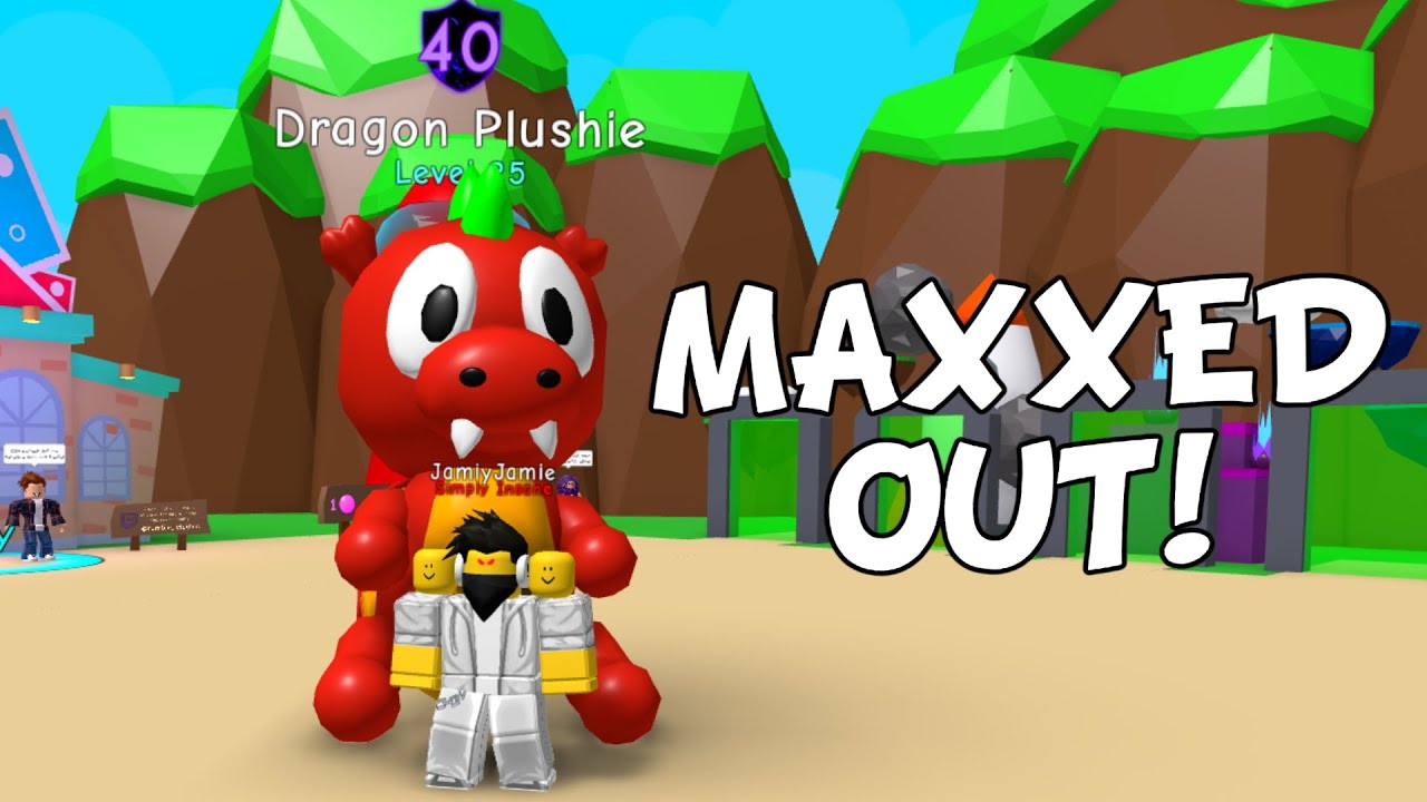I GOT A DRAGON PLUSHIE AND MAX LEVELED AND ENCHANTED IT! (its op
