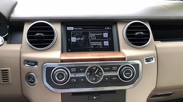 Navigation: How to set a destination by Address on a Land Rover LR4 DM