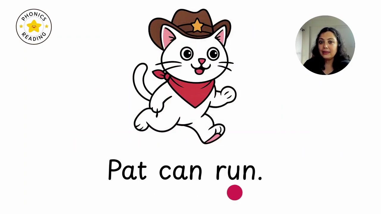 Pat and PUP CVC Words Story Reading Practice with Phonics