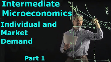 Intermediate Microeconomics: Individual and Market Demand, part 1