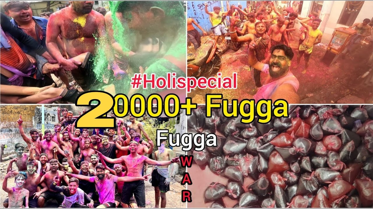 HOLI SPECIAL 20000+ Balloons || Balloon War Ayesi Holi nhi kheli hogi