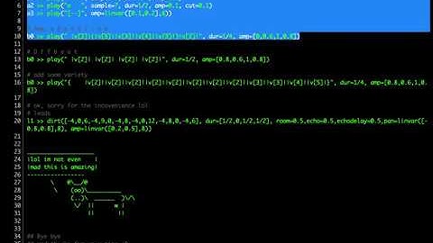 NOT Psytrance with Supercollider and FoxDot: yet another Python Live Programming attempt.