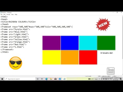 Ep. 13 ||Rainbow🌈 Gradient Background Animated Using HTML step by step ...