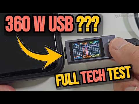 Must-Have Gadget? 360W KOWSI KWS-2303C Type-C USB Current, Voltage, Power And Capacity Tester