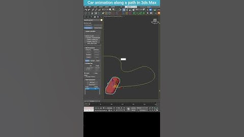 🚗 Animate Along a Path in 3ds Max | Path Constraint Tutorial 🎬 #shorts  #3dsmax #aniamtion