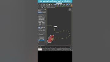 🚗 Animate Along a Path in 3ds Max | Path Constraint Tutorial 🎬 #shorts  #3dsmax #aniamtion