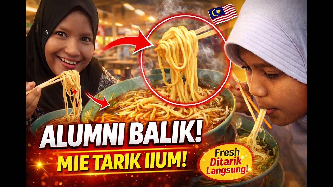 MIE TARIK IIUM BIKIN KANGEN! 🇲🇾 First Lunch Mama & Kakak Dita di Malaysia