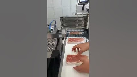 Prosciutto automatisch schneiden mit Zwischenfolie je 200Gramm - customer video