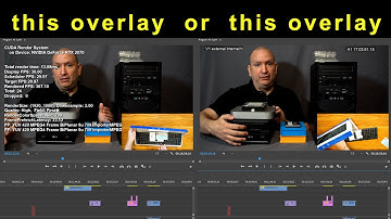 premiere pro enable disable and change overlay settings