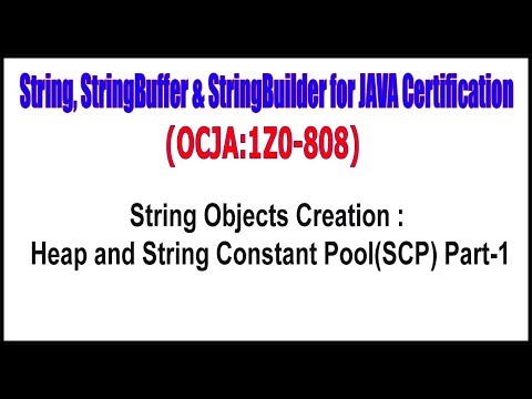 Video: Ano ang isang String object sa Java?