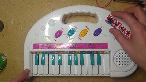 Circuit Bent Kidtunes Electric Keyboard