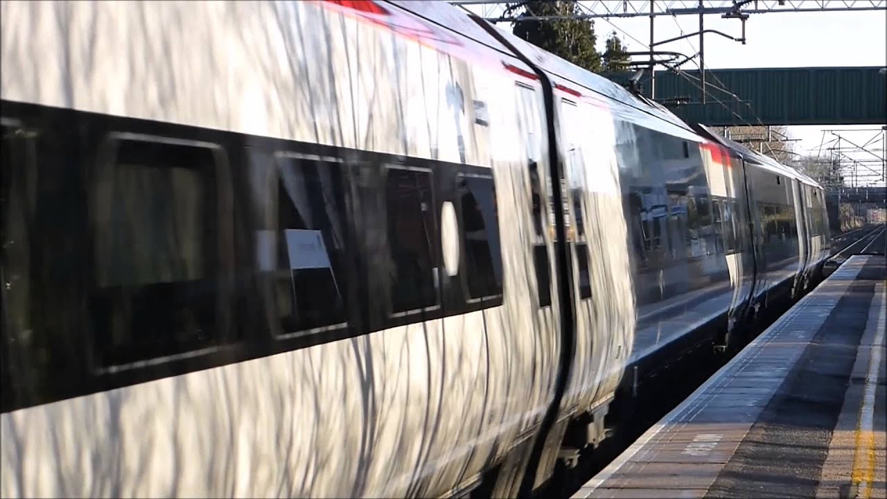 Trains at Marston Green - Pendolino, Voyager, Sprinter