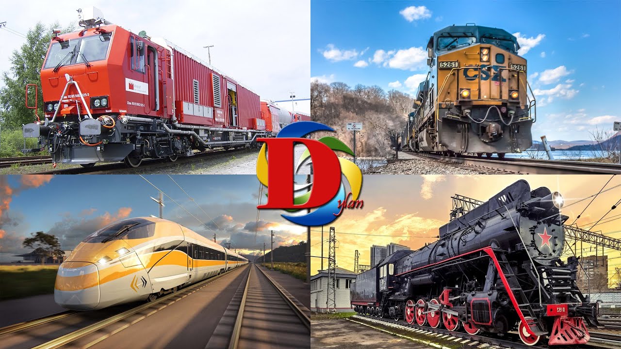 Поезда для детей. Изучаем железнодорожный транспорт. Обучающее видео новое