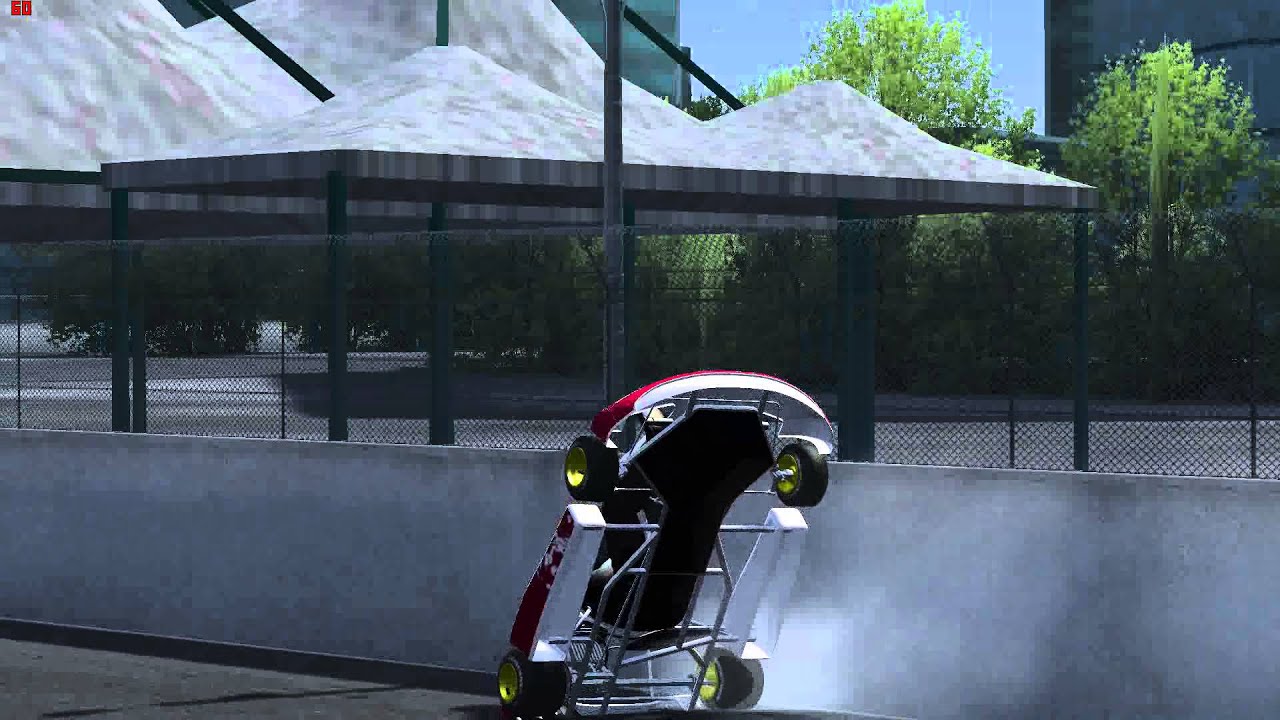 Assetto Corsa 125 Shifter Kart Lippo Village flip n roll maneuver YouTube
