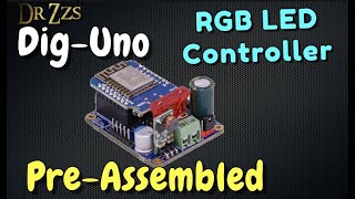 Pre-Assembled Dig-Uno RGB LED Controllers Preloaded with WLED
