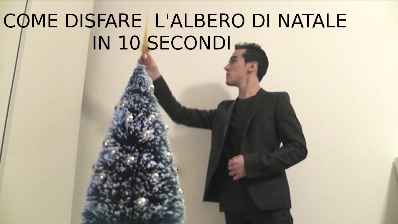 L Albero Di Natale.Disfare L Albero Di Natale In 10 Secondi Youtube