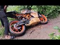 KTM rc 390 😭 ? Full Restoration and rebuild \4 #restoration #rebuild #abandoned