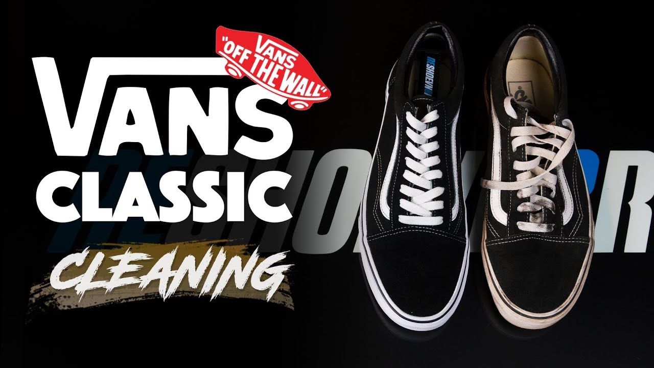 best way to clean old skool vans