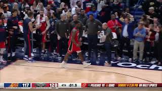 Zion 360 spin jam to close the win!