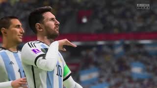Argentina 🇦🇷 vs Australia 🇦🇺 - Round of 16 World Cup - Qatar 2022 - FIFA 23 Gameplay