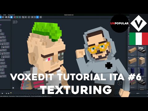 VOXEDIT TUTORIAL ITA #6 🇮🇹 TEXTURING - YouTube
